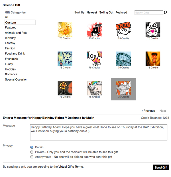 Brooklyn Art Project Virtual Gifts